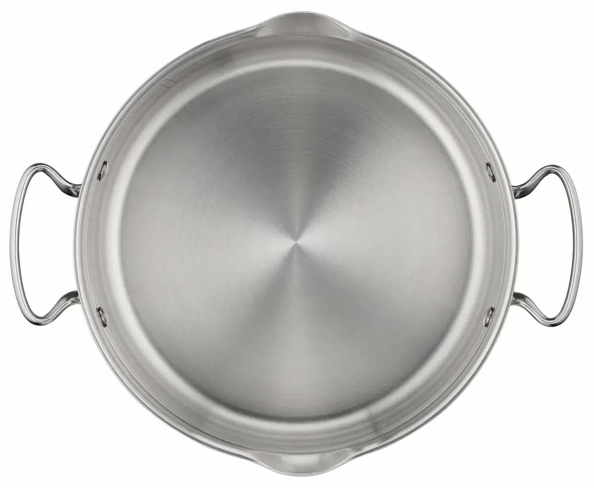 Каструля Tefal нержавіюча сталь 5л 24 см зі скляною кришкою
