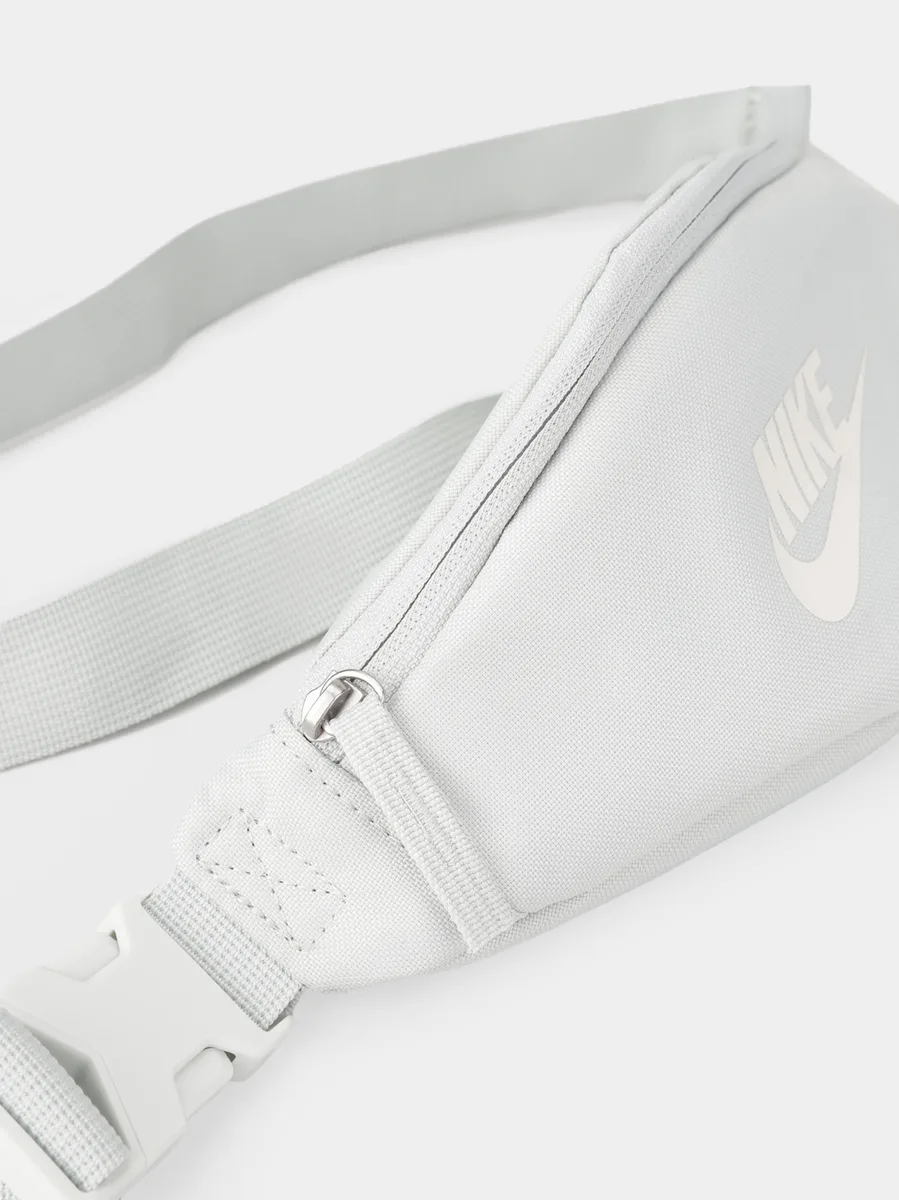 Сумка на пояс NIKE поліестер S сірий 28x8x13 см 1 л