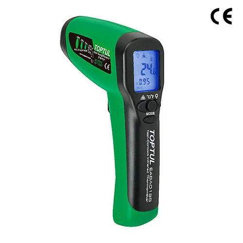 Пірометр безконтактний інфрачервоний Toptul EABA0155 30-550°C LCD чорний