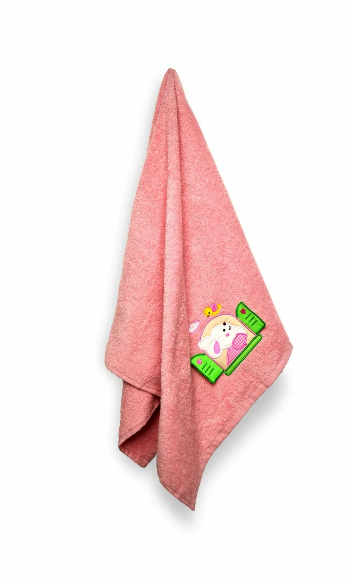 Рушник махровий Home Line 100% бавовна 50х90 см рожевий