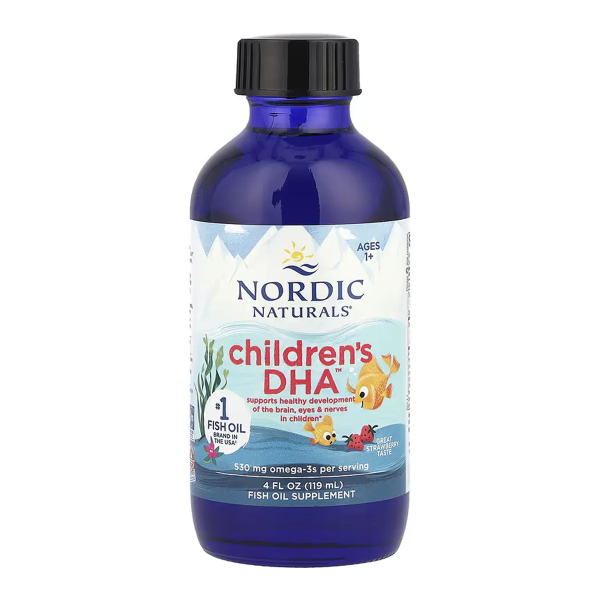 Дитячий риб'ячий жир Nordic Naturals DHA 119 мл без рибного післясмаку