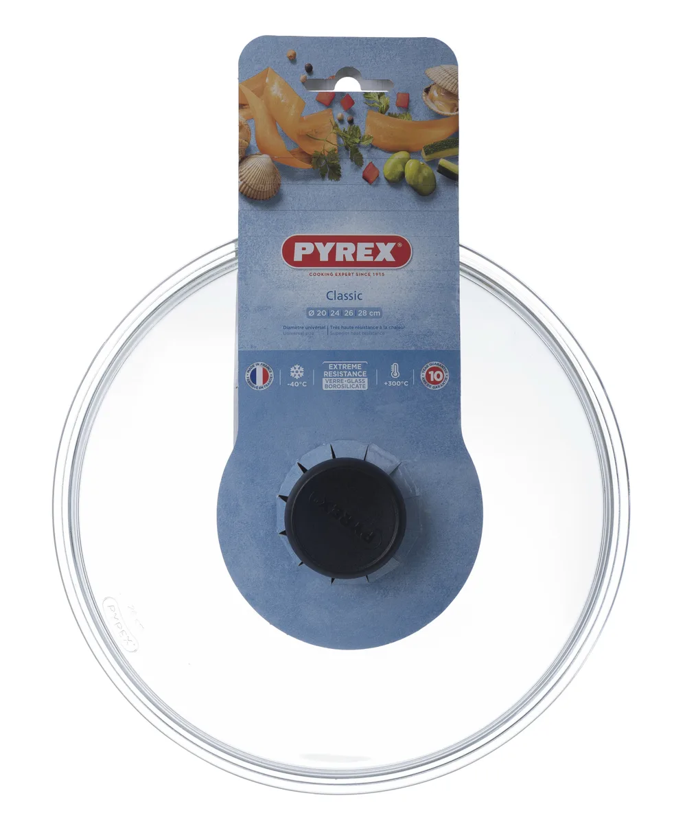 Кришка Pyrex жаростійке скло 26 см