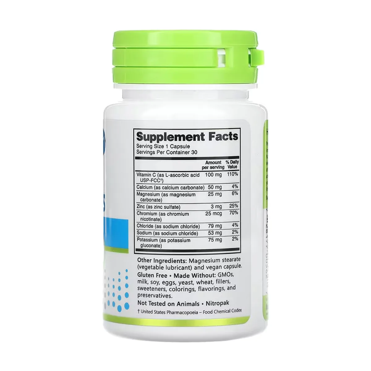 Электролиты Nutribiotic веганские капсулы 30 шт