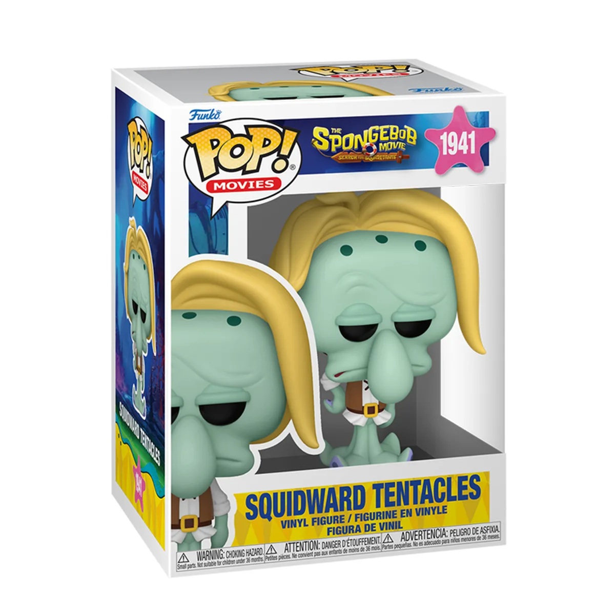 Ігрова фігурка Funko POP! вініл 11,4 см Губка Боб Пірат Сквідвард