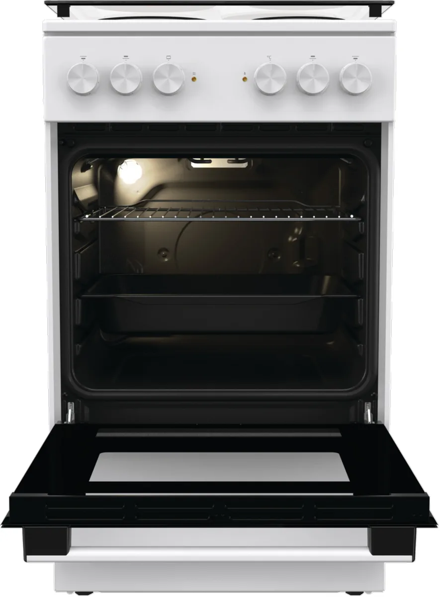 Електрична плита Gorenje 4 конфорки 50х85х59,4 см Білий