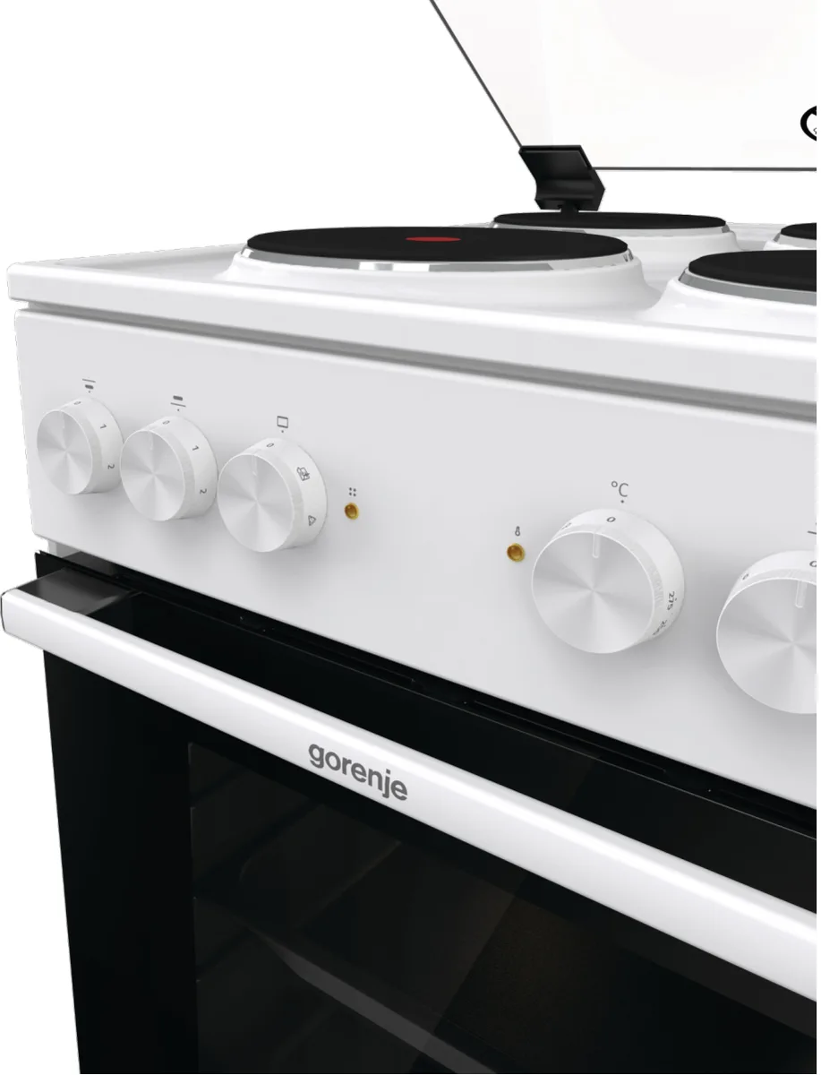 Електрична плита Gorenje 4 конфорки 50х85х59,4 см Білий