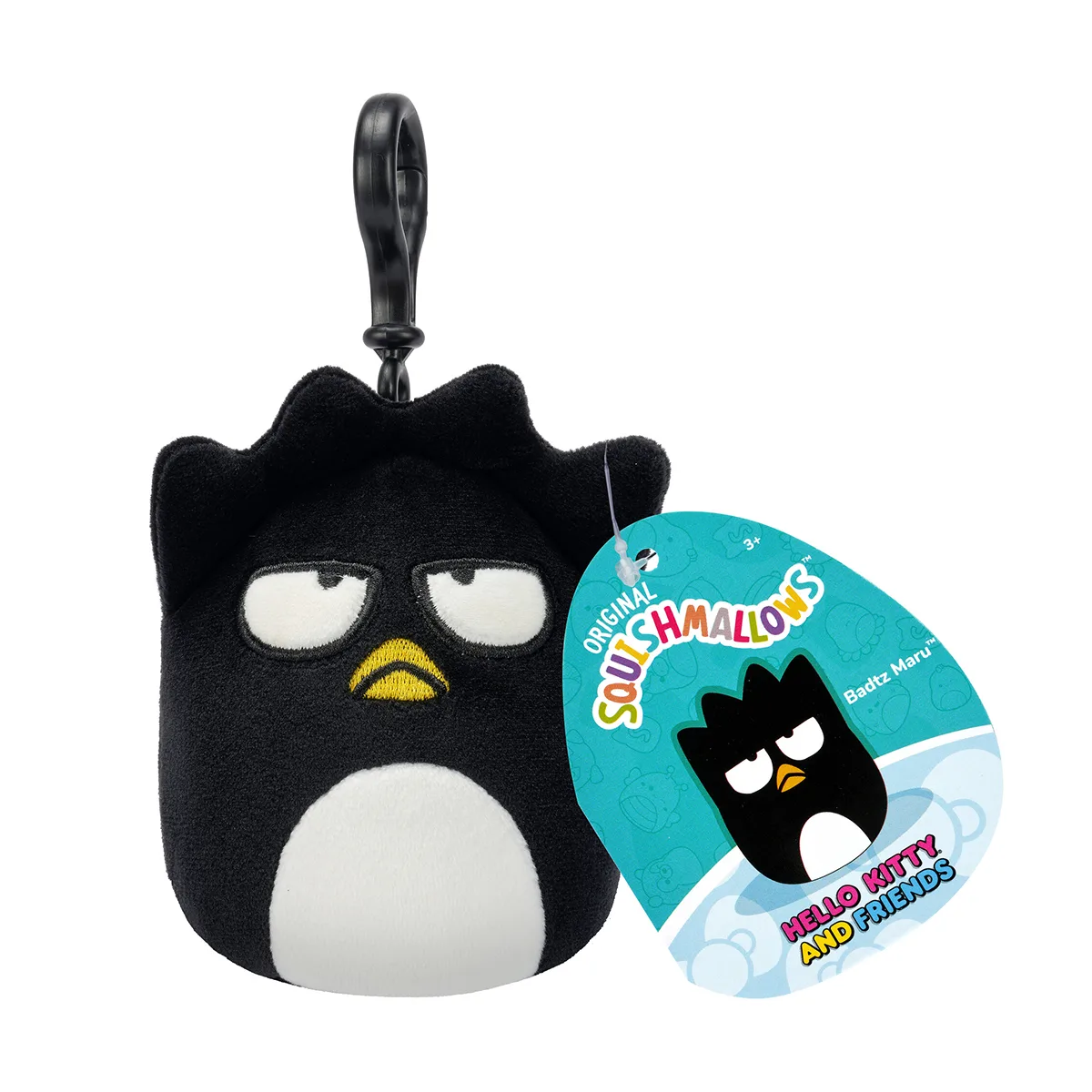 М'яка іграшка на кліпсі Squishmallows поліестер 9 см Бадз-Мару