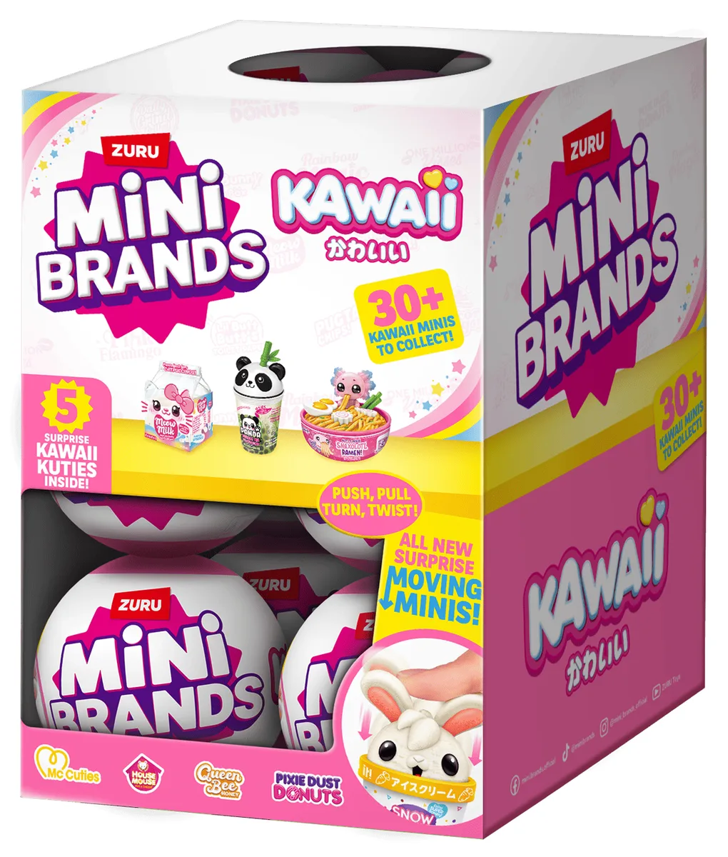 Игровой набор Zuru Mini Brands Kawaii Фигурки-сюрпризы Пластик Универсальный От 3 лет