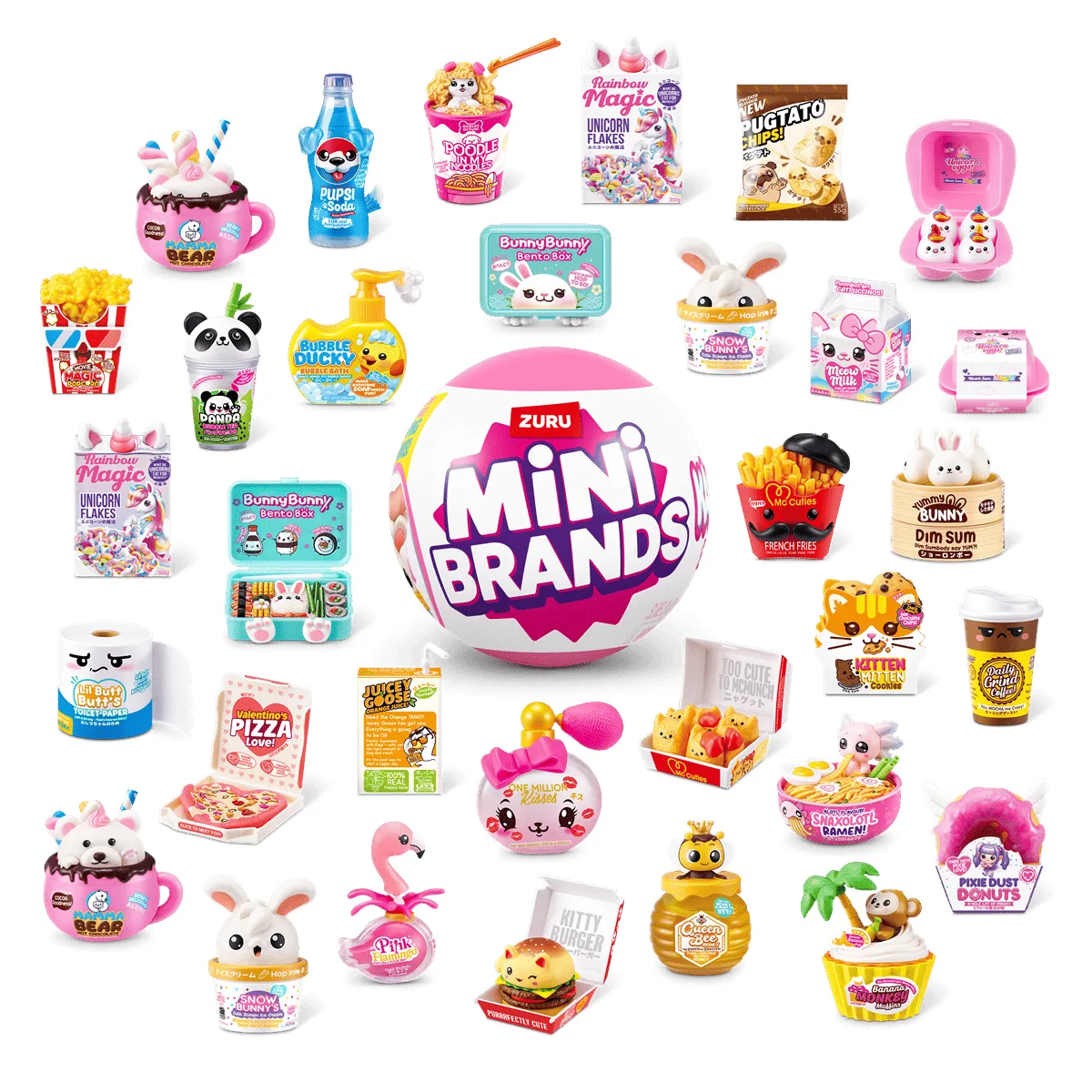 Игровой набор Zuru Mini Brands Kawaii Фигурки-сюрпризы Пластик Универсальный От 3 лет