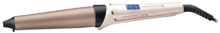 Конусная плойка Remington ProLuxe, мощность 54Вт, 11 температурных режимов, диаметр 25-38 мм, температура 120-210°C, дисплей, керамическое покрытие, розовато-золотистый цвет
