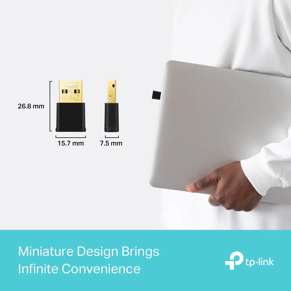 WiFi-адаптер TP-LINK Archer TX20U Nano AX1800 USB 2.0