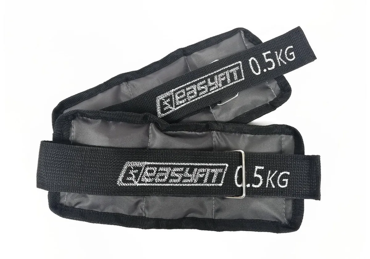 Утяжелики EasyFit Metal 0,5 кг сталь чорні