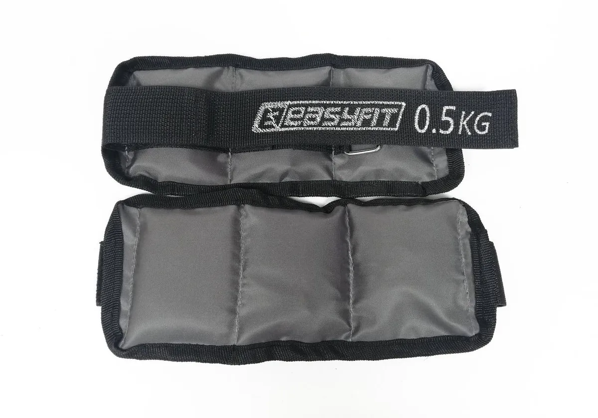 Утяжелики EasyFit Metal 0,5 кг сталь чорні