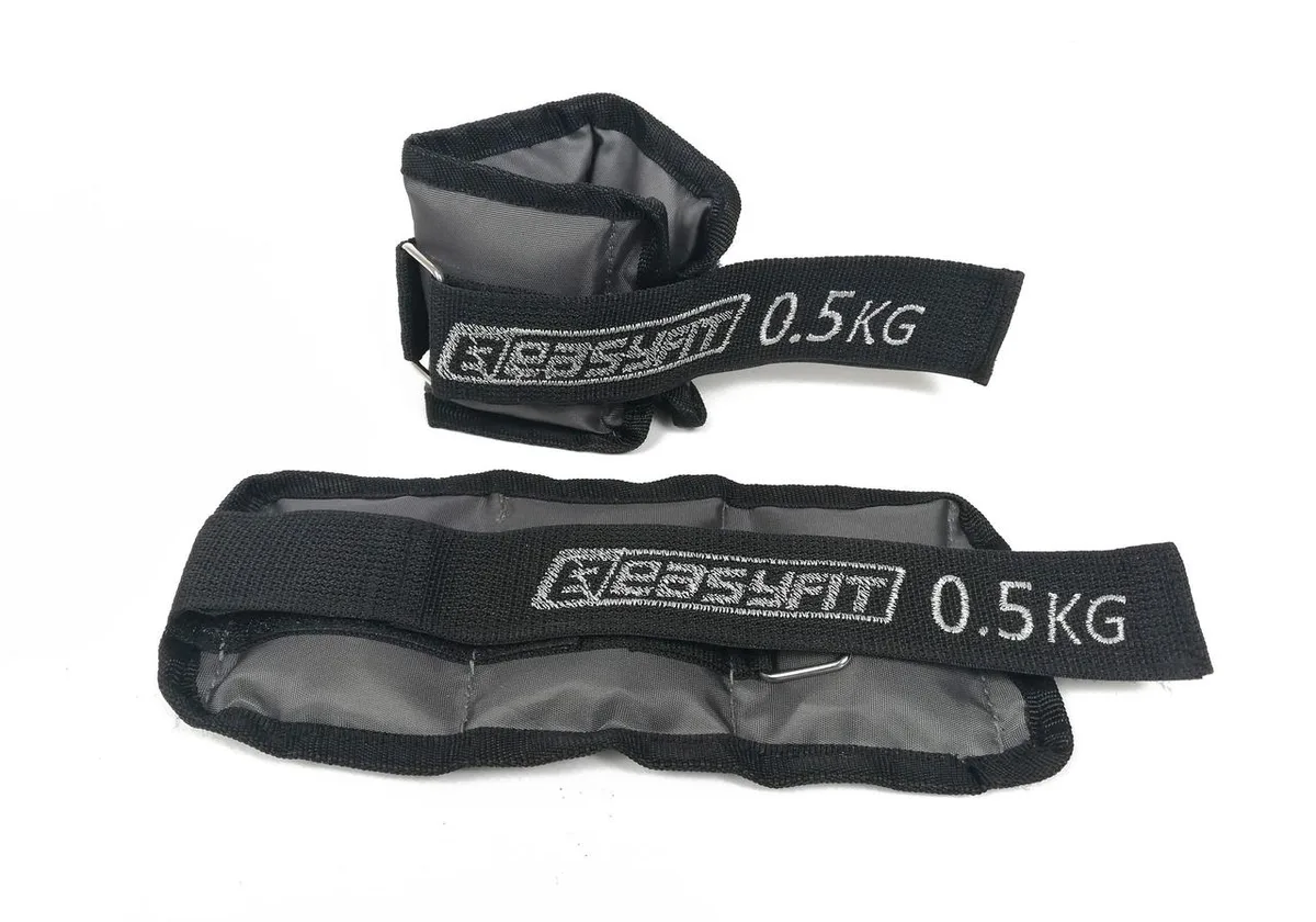 Утяжелики EasyFit Metal 0,5 кг сталь чорні