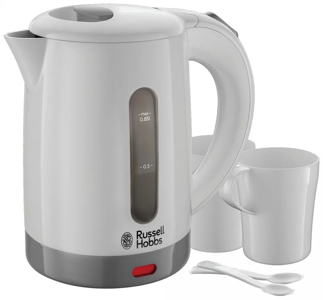Електрочайник Russell Hobbs 0,85 л пластик білий 1000 Вт