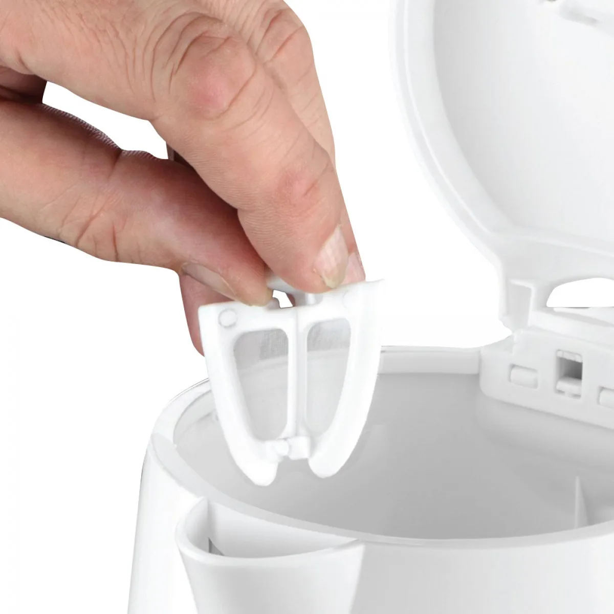 Електрочайник Russell Hobbs 0,85 л пластик білий 1000 Вт