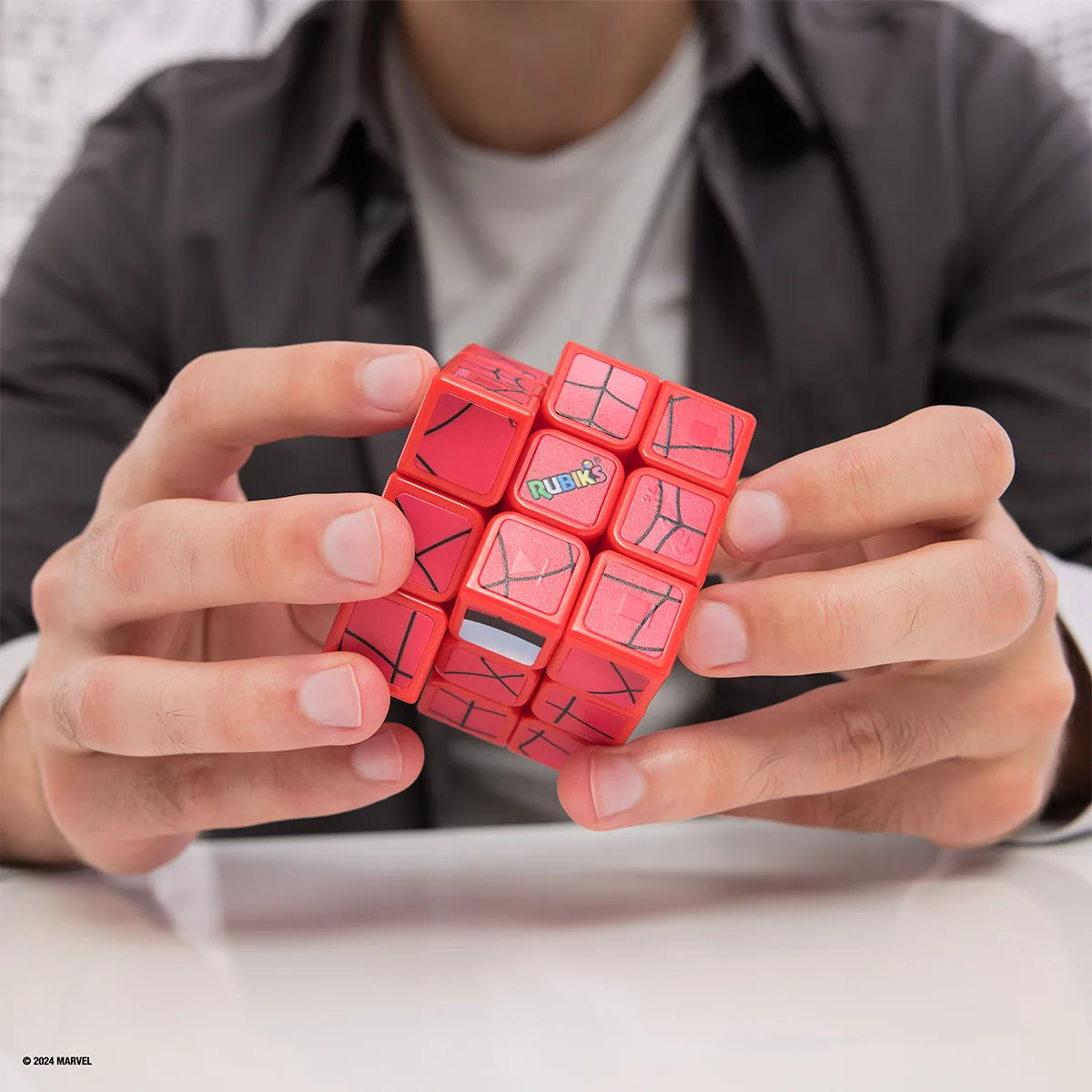 Головоломка Rubik's полімер 6,3х6,3х9,9 см Людина-Павук