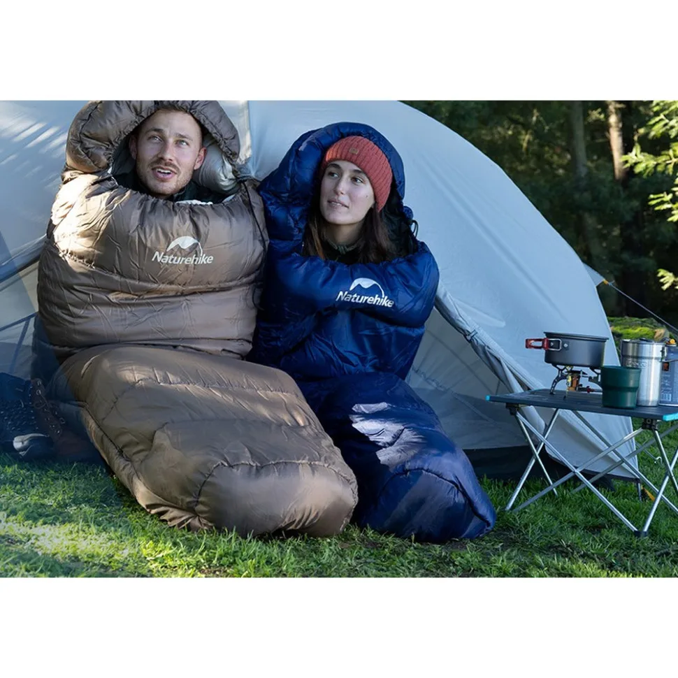 Спальный мешок Naturehike полиэстер 205х75 см темно-синий