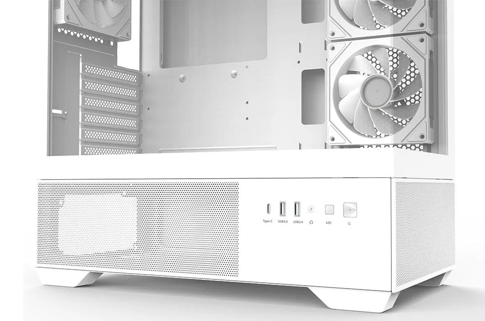 Корпус Zalman Chronix V2 без БЖ, 1xUSB3.0, 1xUSB2.0, 1x Type C, 2x120мм ARGB Reverse,  4x120мм ARGB, VGA 410мм, LCS ready, TG Side/Front Panel, ATX, білий