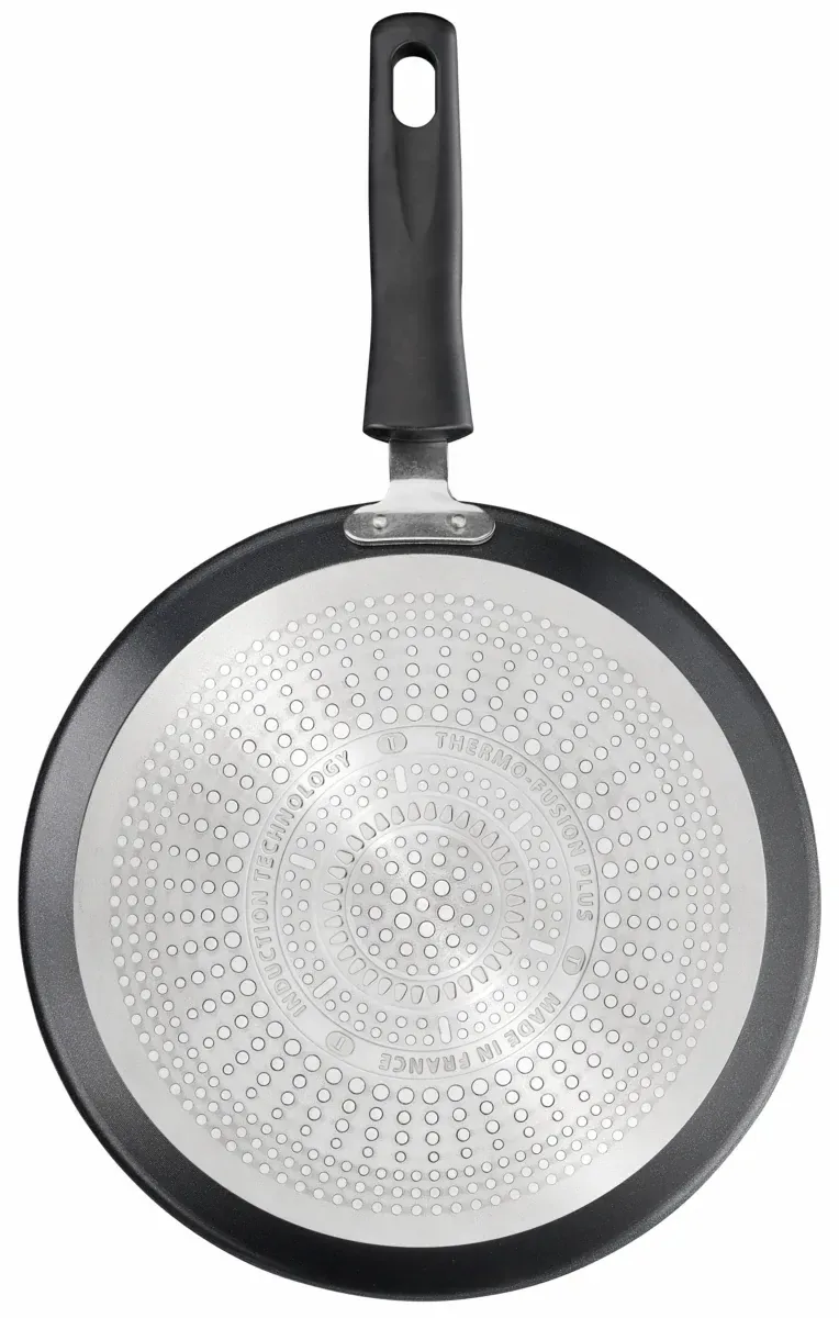 Сковорода для млинців Tefal Unlimited, 25 см, алюмінієва, чорного кольору.