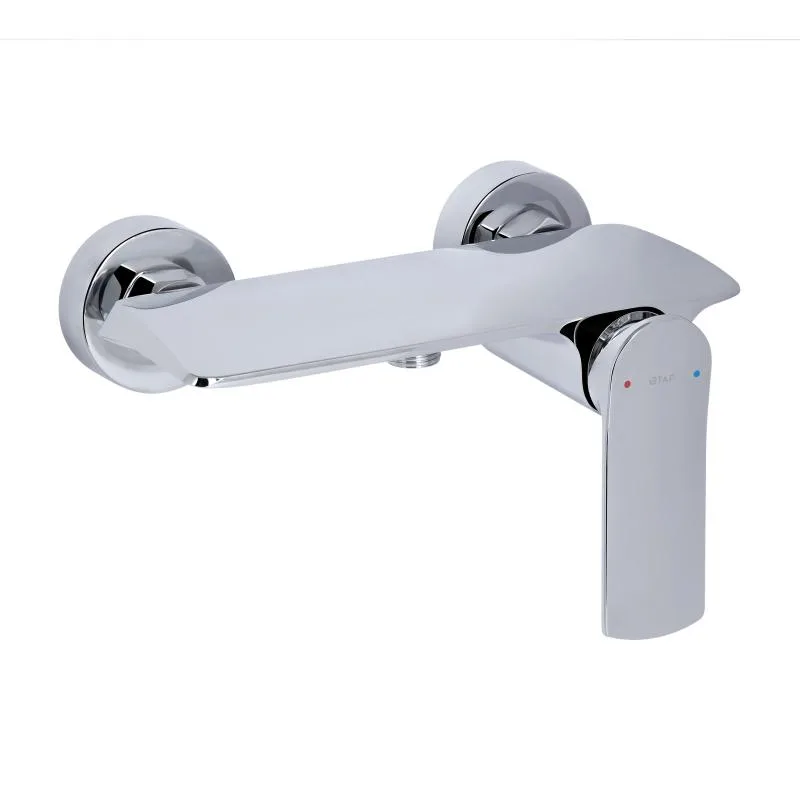Змішувач для душу Qtap Slavonice одноважільний латунь хром 1/2" 3/4"