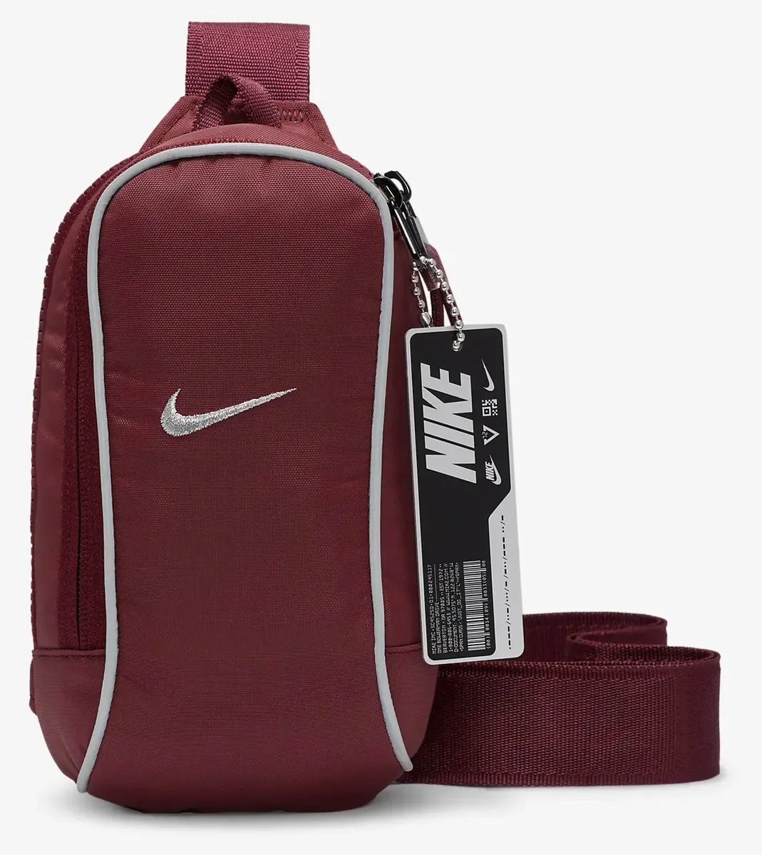 Сумка через плече Nike Нейлон 20.5х12.5х5 см Бордовий Унісекс