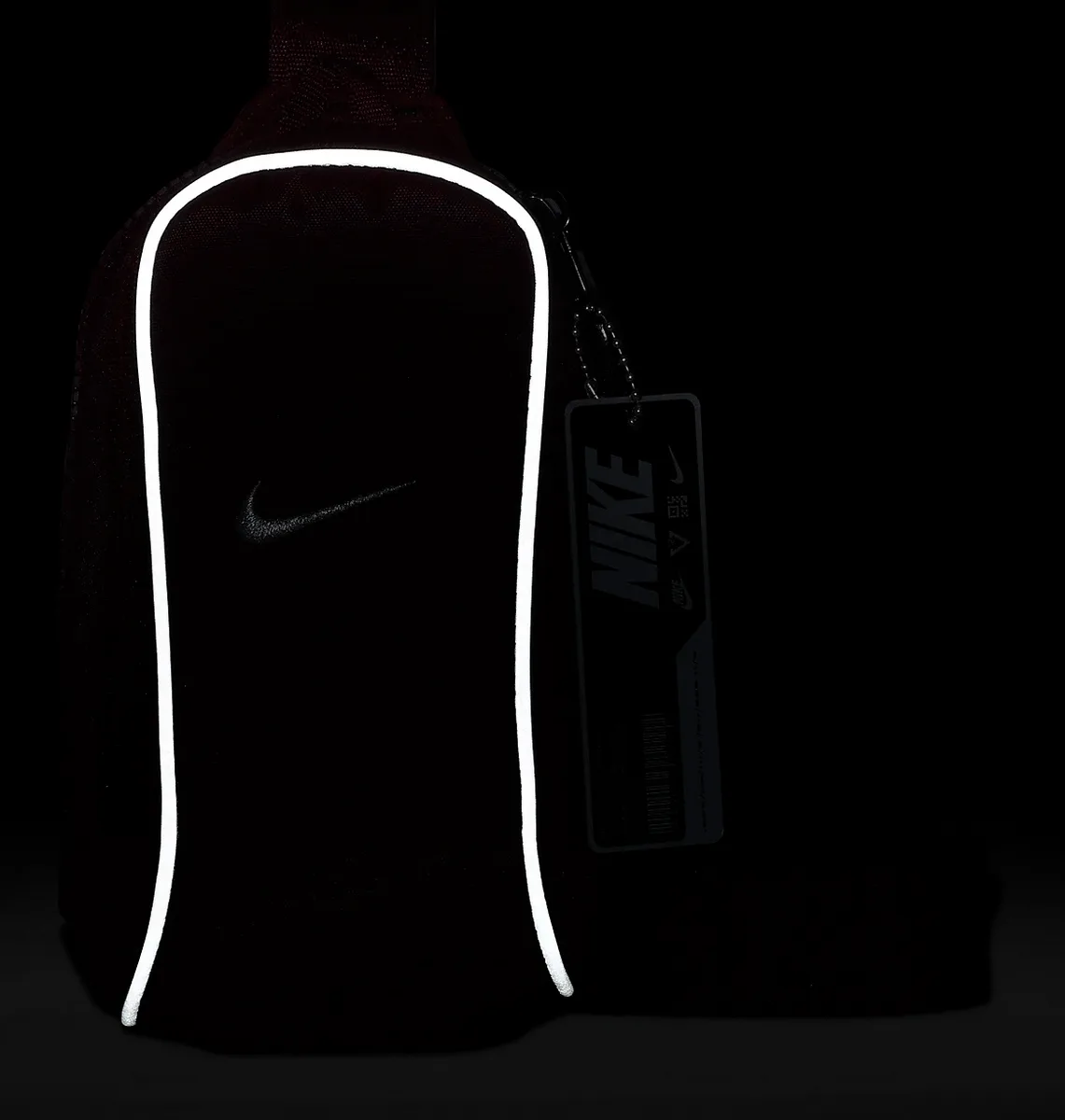 Сумка через плече Nike Нейлон 20.5х12.5х5 см Бордовий Унісекс