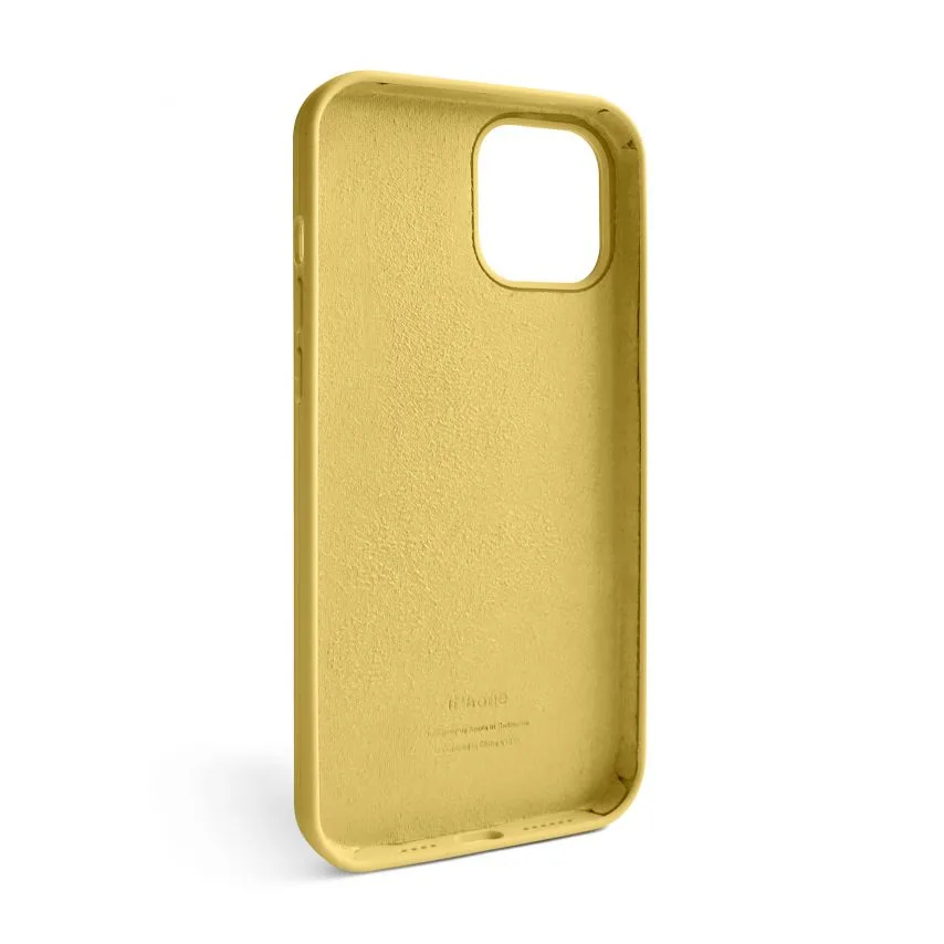 Чохол силіконовий для Apple iPhone 12 Pro Max жовтий