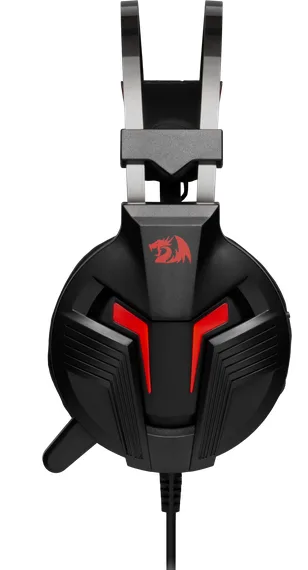 Гарнитура Redragon проводная полноразмерная искусственная кожа 50 мм Черно-Красная
