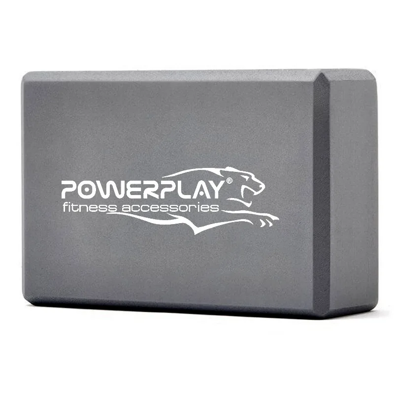 Блоки для йоги Active Point EVA 7,6х15,2х22,9 см Сірі 2 шт