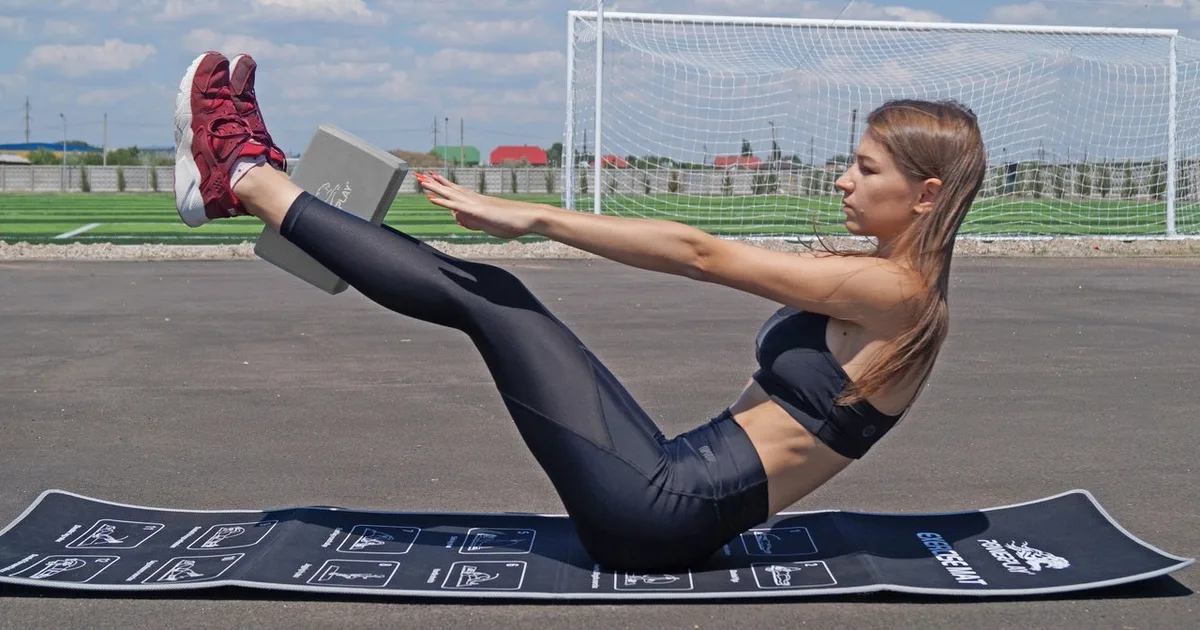 Блоки для йоги Active Point EVA 7,6х15,2х22,9 см Сірі 2 шт