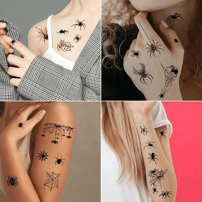 Набір Fresh Tattoo чорні тимчасові тату 9,5х5,5 см 30 шт