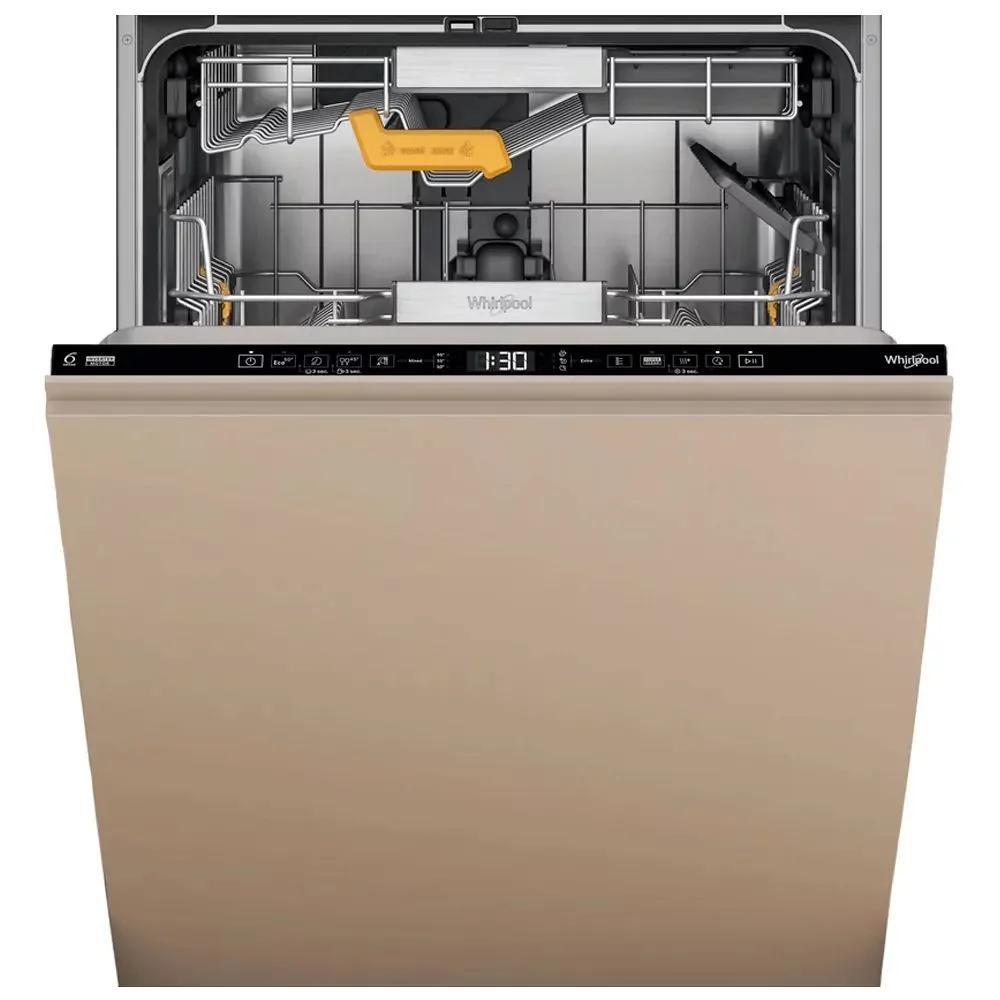 Посудомийна машина Whirlpool вбудована 14 комплектів A+++ 60 см біла з дисплеєм та 3 кошиками
