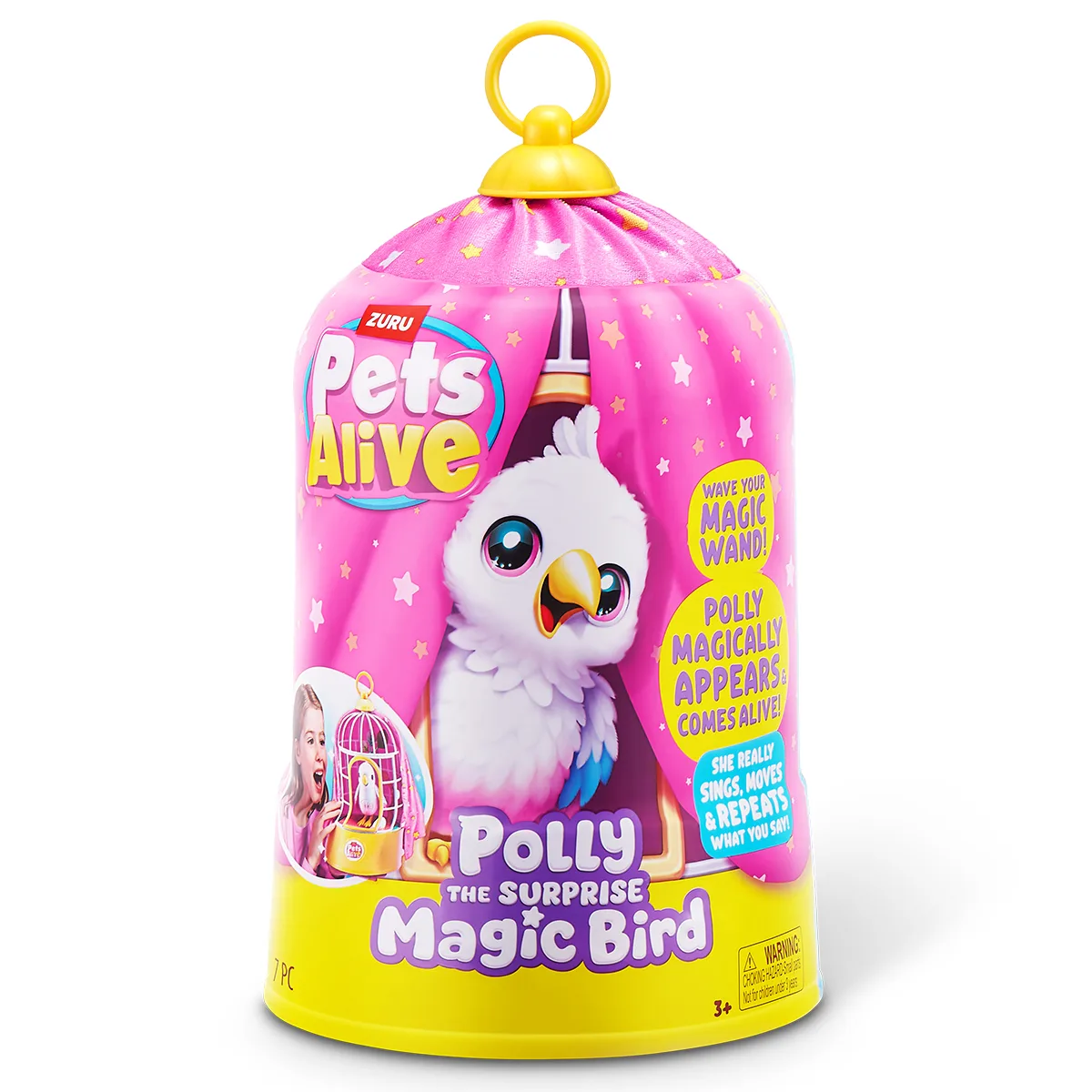 Интерактивный игровой набор Pets & Robo Alive полимер 19,9х20х35,9 см Волшебная птичка Полли