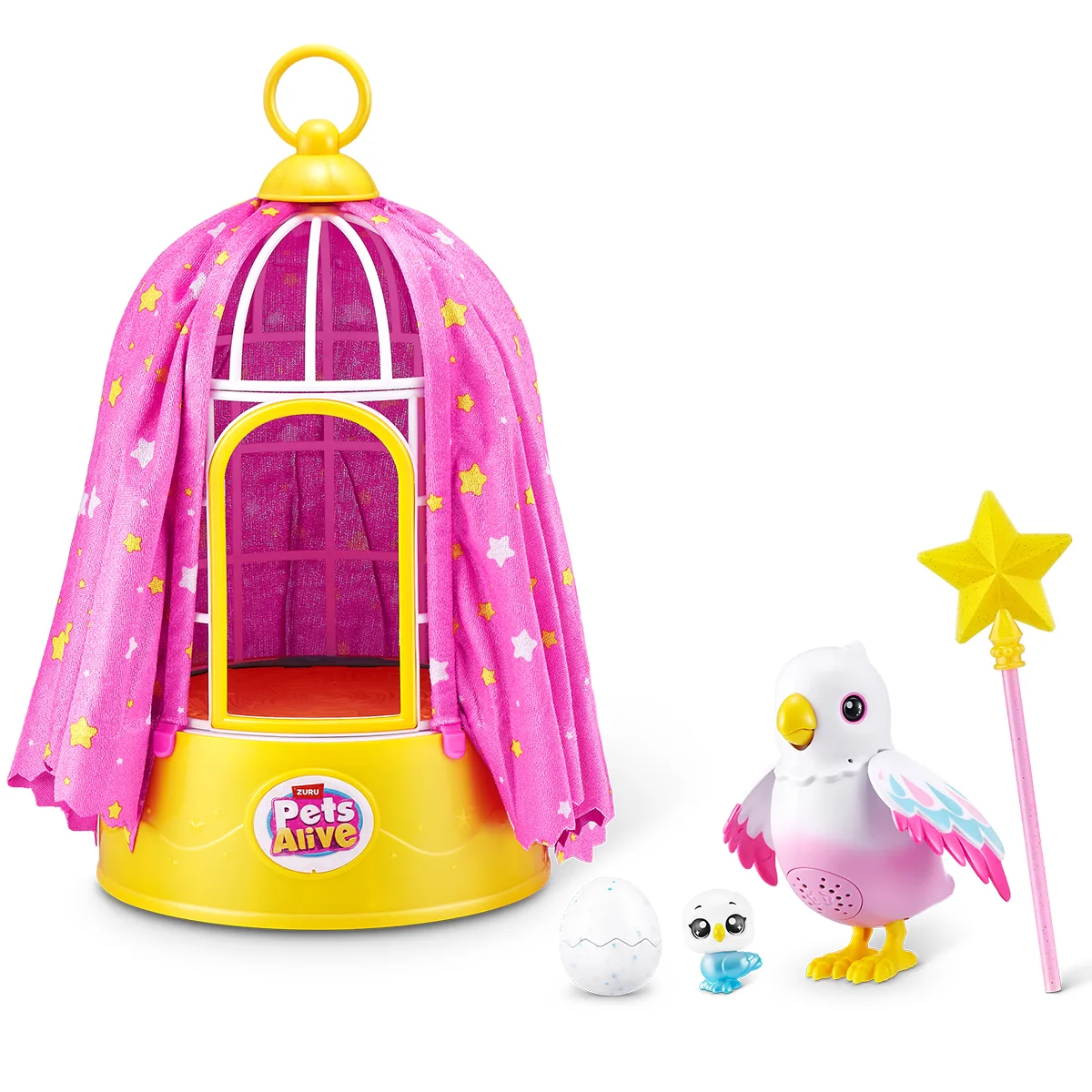 Интерактивный игровой набор Pets & Robo Alive полимер 19,9х20х35,9 см Волшебная птичка Полли