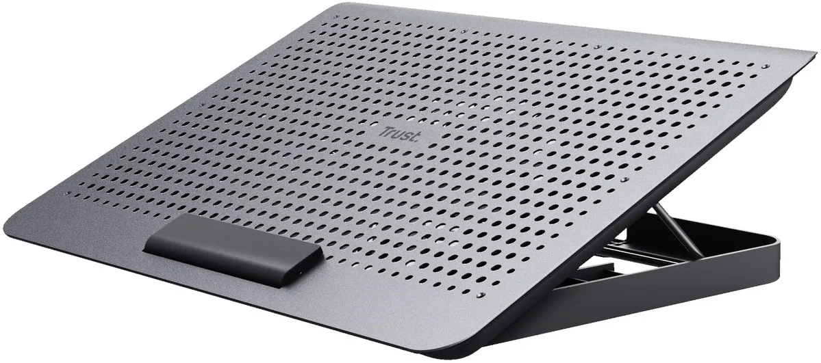 Підставка для ноутбука Trust Exto ECO, до 16", 2xUSB-A, сірий
