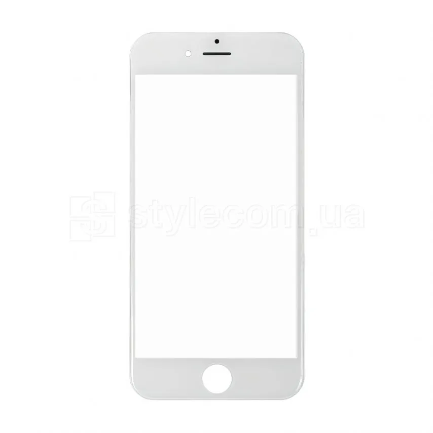 Скло для переклеювання Apple iPhone 6 Plus з рамкою OCA-плівка біле Original Quality