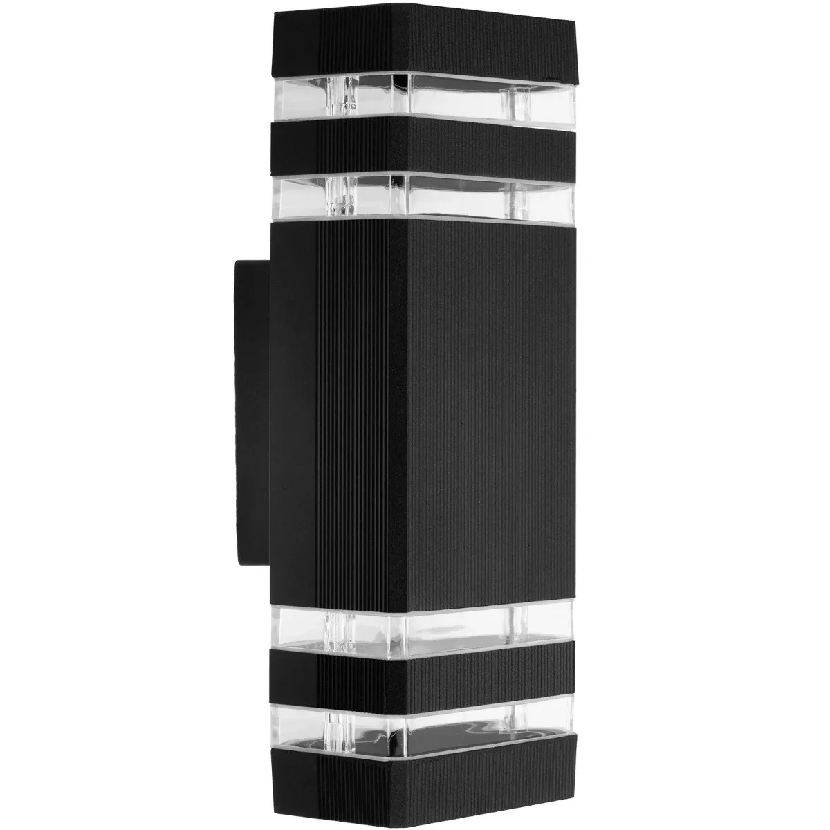 Настенный светильник LumiLED алюминий 11х31х10 см черный IP54 2xGU10