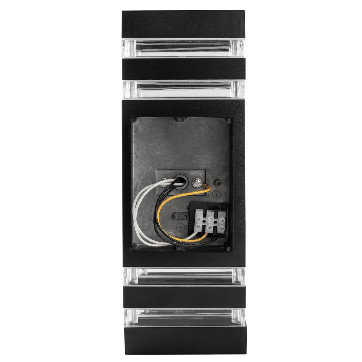 Настенный светильник LumiLED алюминий 11х31х10 см черный IP54 2xGU10
