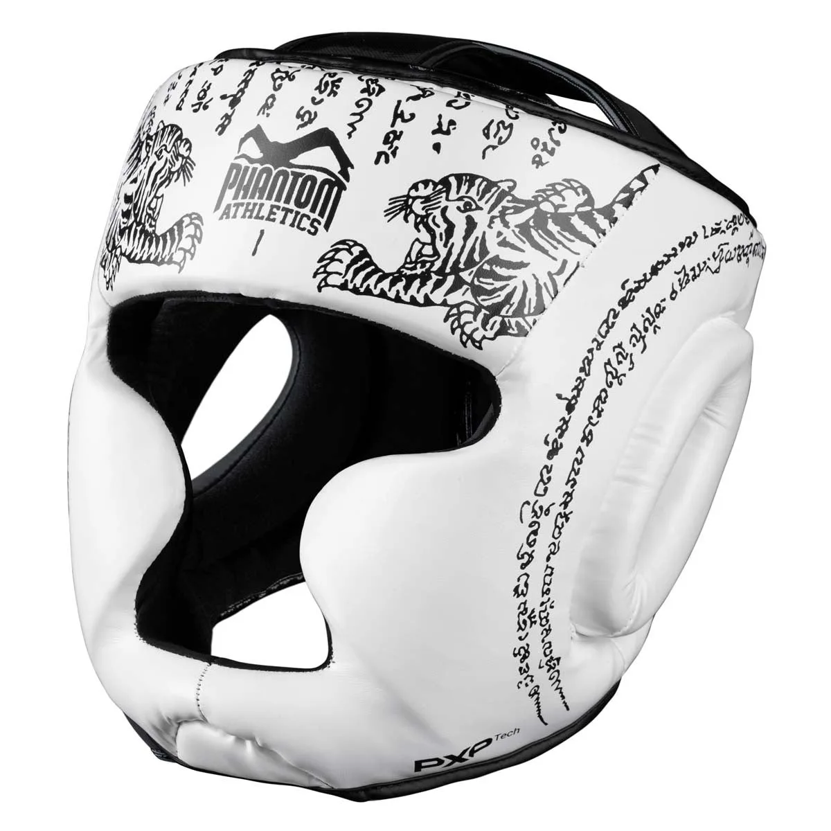 Боксерський шолом Phantom PU-шкіра універсальний білий