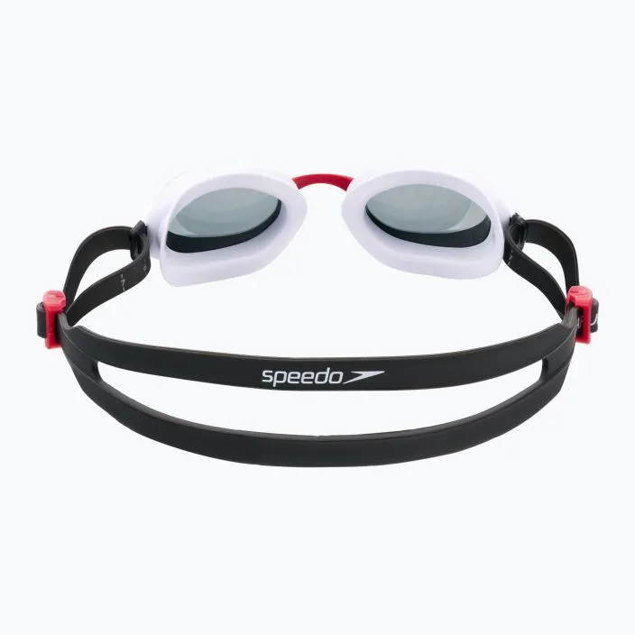 Окуляри для плавання SPEEDO полікарбонат OSFM червоні прозоро-сірі