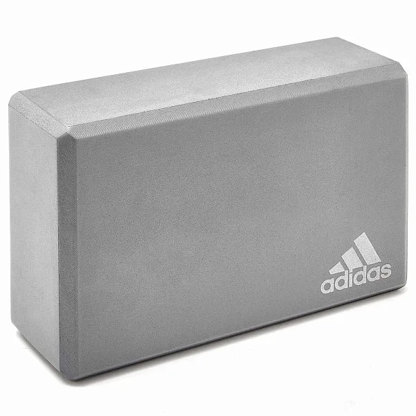 Блок для йоги Adidas EVA 22.8x15.2x7.6 см сірий
