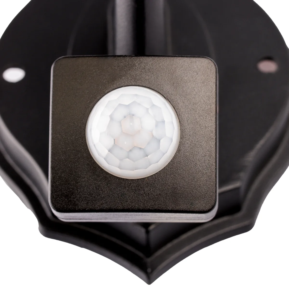 Настенный светильник LumiLED алюминий 360х210 мм черный мат с датчиком движения E27 IP44