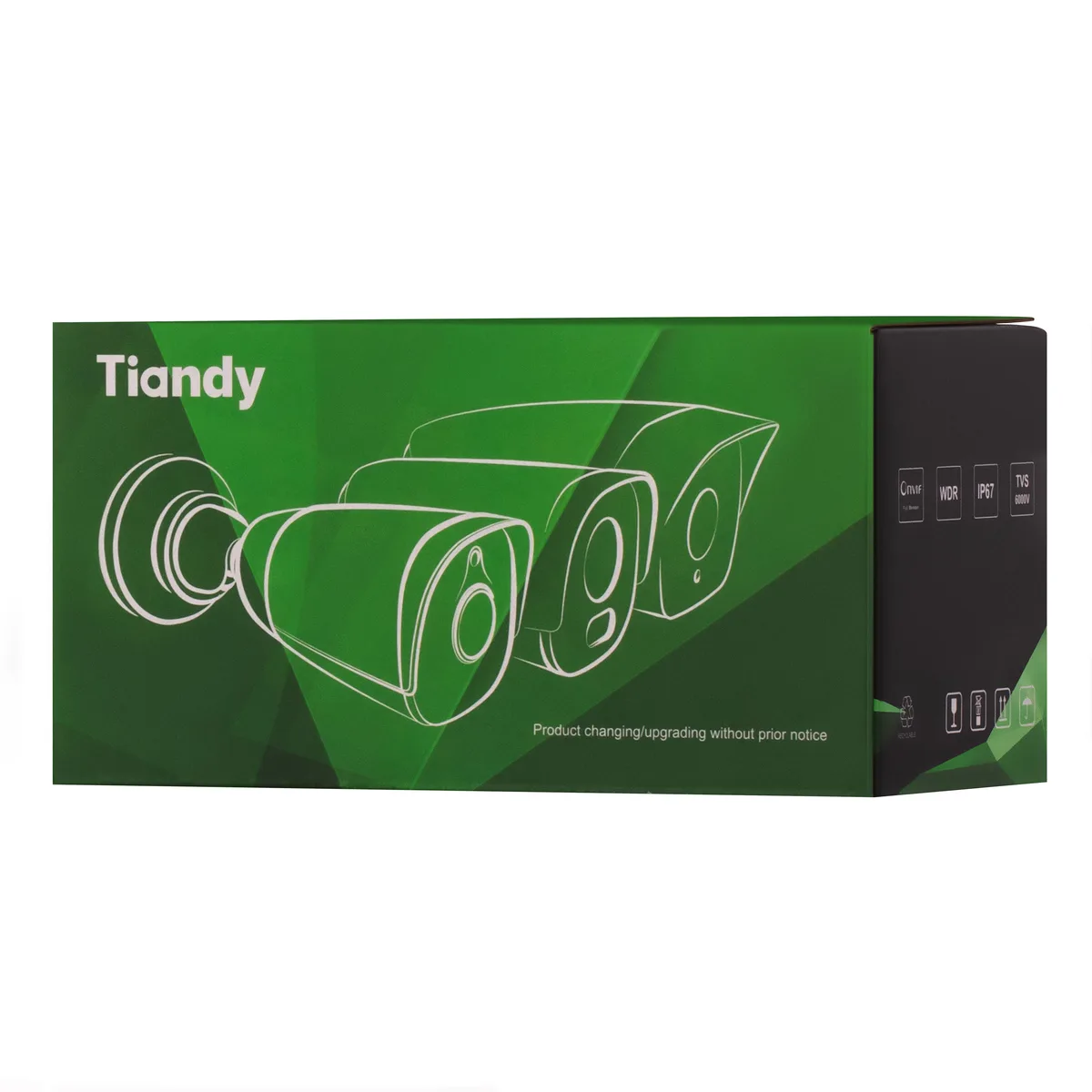 IP-камера Tiandy TC-C35WS Spec:I5/E/Y/M/S/H/2.8mm/V4.0, 5MP, Starlight Bullet, 2.8mm, f/1.6, IR50m, DC12V, PoE, IP67