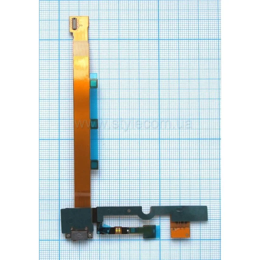 Шлейф нижня плата Xiaomi High Quality для живлення та мікрофону Чорна