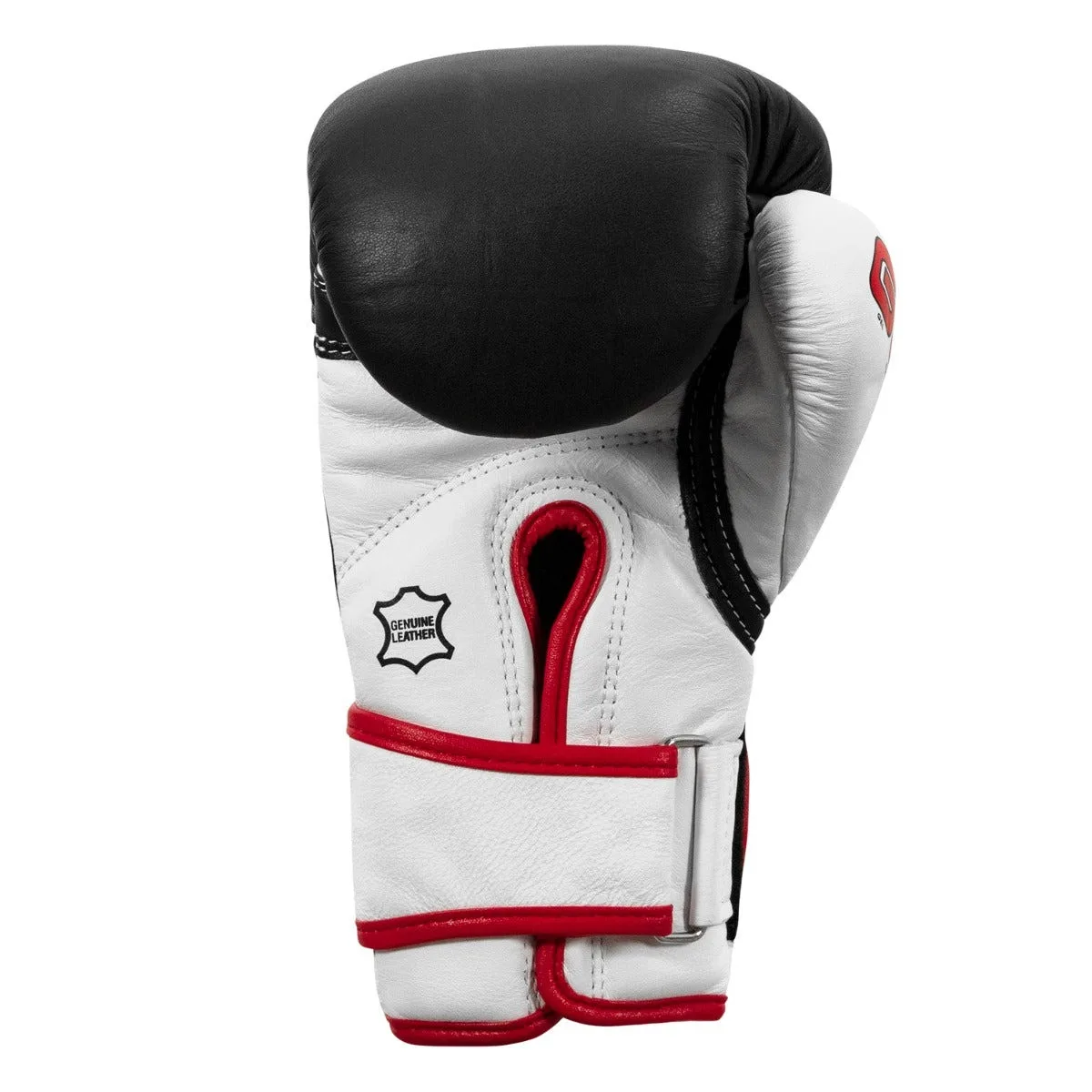 Боксерські рукавиці TITLE натуральна шкіра 14 oz чорні