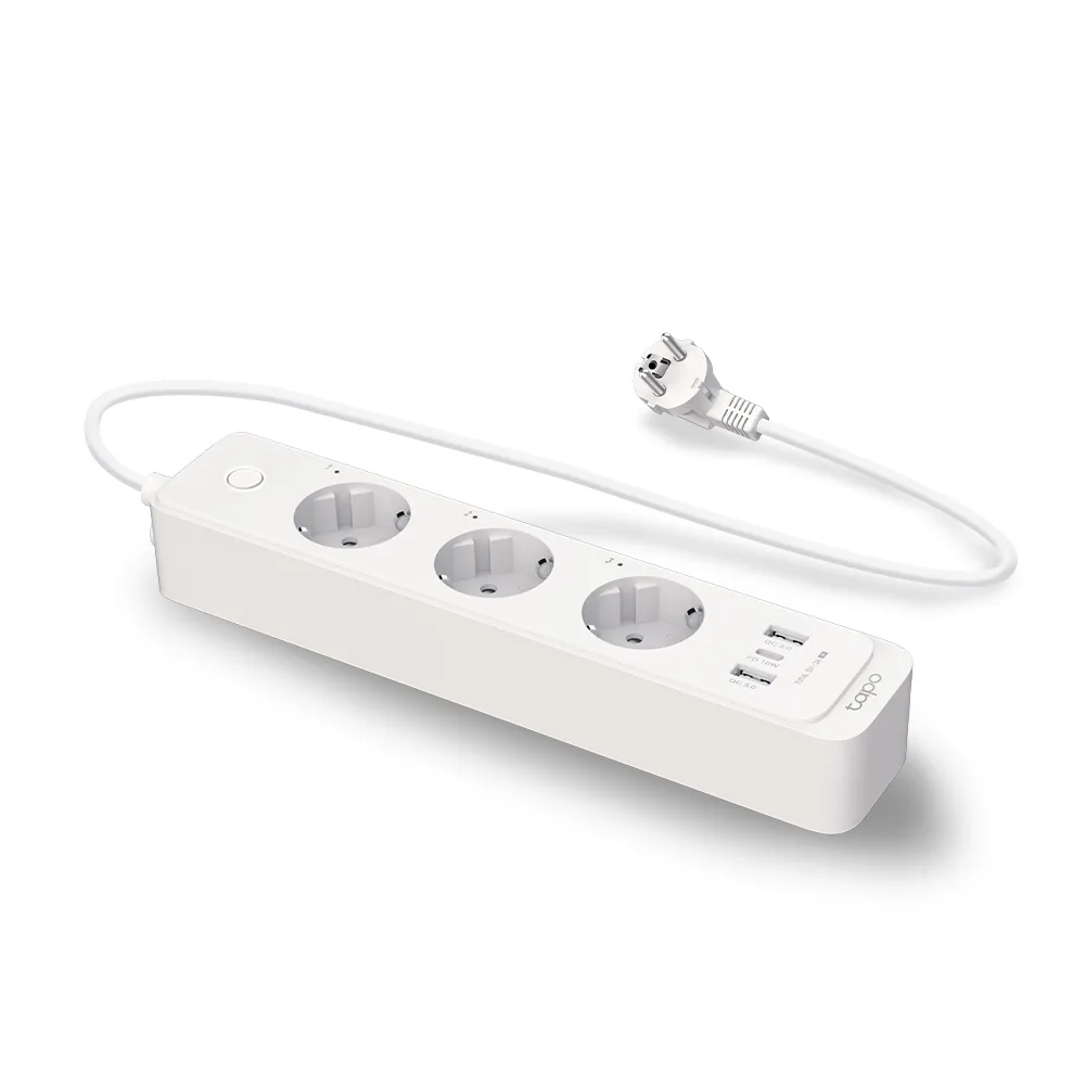 Розумний Wi-Fi подовжувач живлення TP-LINK P300 N300 BT 10A 2300W 3xSchuko 2xUSB 3.0 PD QC3.0
