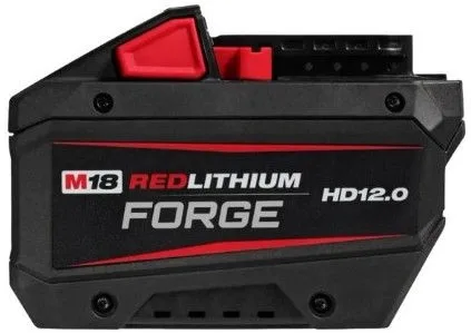 Акумулятор Milwaukee Redlithium Forge M18 18В 12А·год 1.51кг - Потужний акумулятор Milwaukee Redlithium Forge M18, 18В, 12А·год, в
