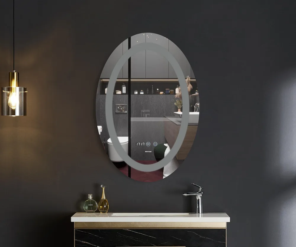Дзеркало настінне MIXXUS PLAIN MV02-60x80 LED підсвічування безмідне 60x80 см