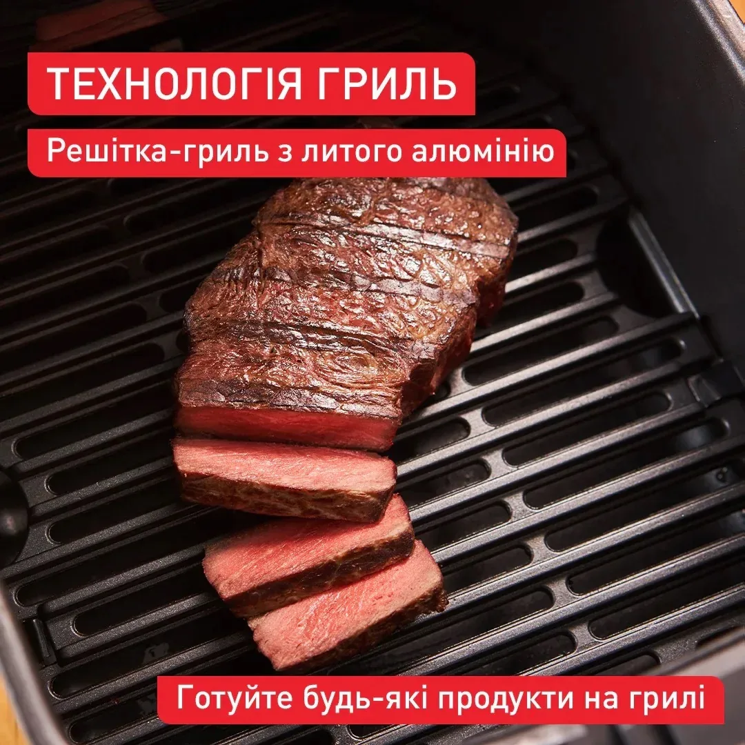 Мультифритюрниця Tefal Easy Fry Silence, 1670 Вт, 5 л, сенсорне управління, 10 режимів, пластиковий корпус, чорний.